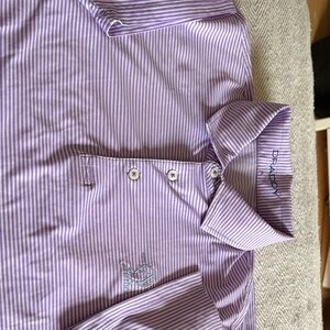 Purple Striped Men's Shirt